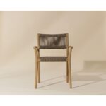 Kavala Stackable Dining Armchair - Natural 111560 111560 KAVALA STACKABLE DINING ARMCHAIR NATURAL 1