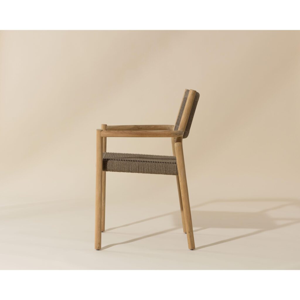 Kavala Stackable Dining Armchair - Natural - Image 3