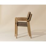 Kavala Stackable Dining Armchair - Natural 111560 111560 KAVALA STACKABLE DINING ARMCHAIR NATURAL 4
