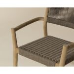 Kavala Stackable Dining Armchair - Natural 111560 111560 KAVALA STACKABLE DINING ARMCHAIR NATURAL 6