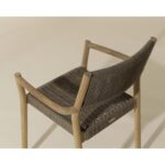 Kavala Stackable Dining Armchair - Natural 111560 111560 KAVALA STACKABLE DINING ARMCHAIR NATURAL 8