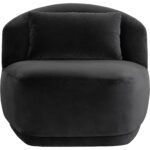 Soraya Swivel Armless Chair - Shadow Grey 111581 111581 SORAYA SWIVEL ARMLESS CHAIR SHADOW GREY 1