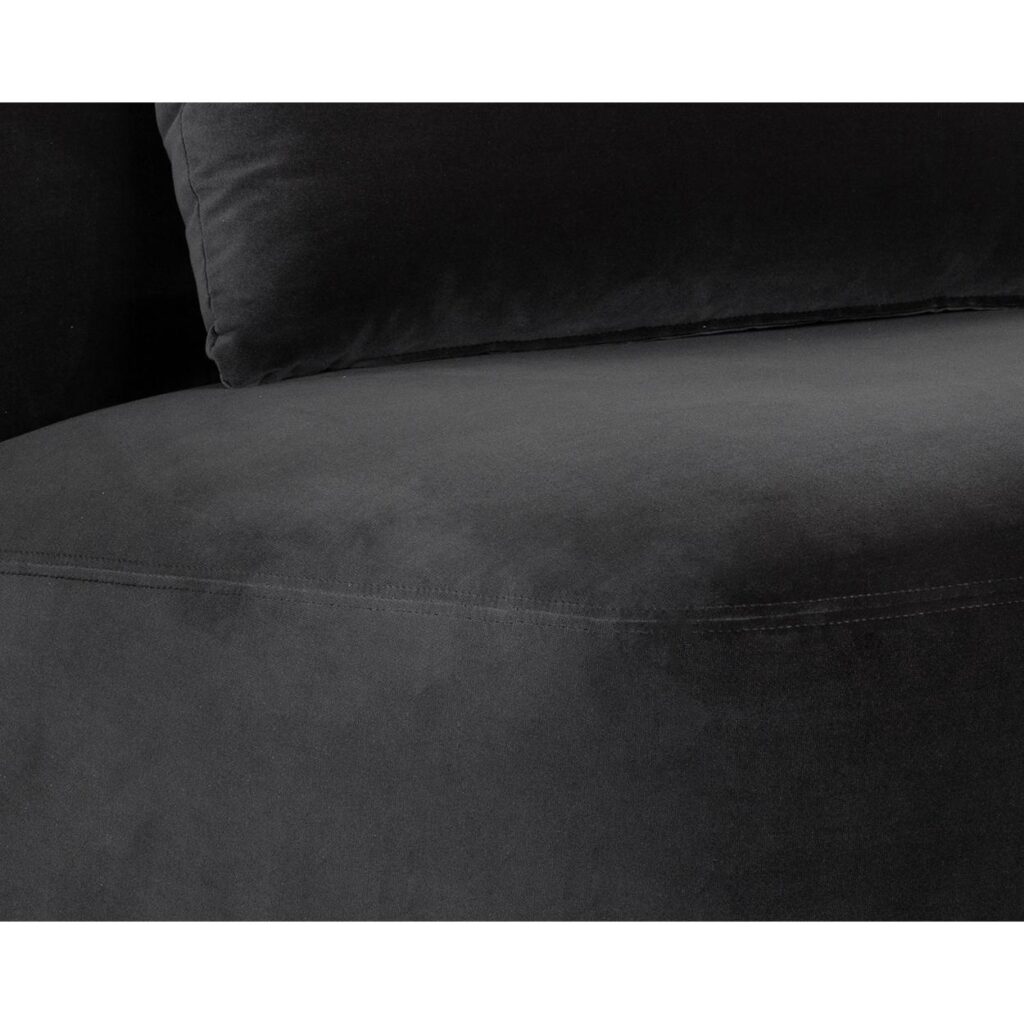 Soraya Swivel Armless Chair - Shadow Grey - Image 6