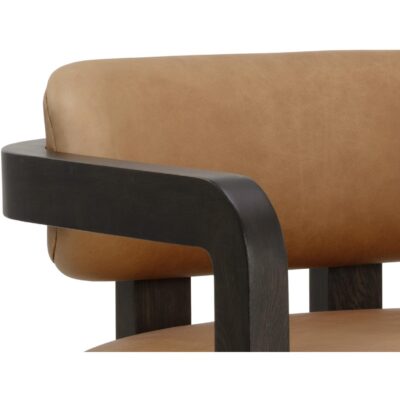 Madrone Lounge Chair - Brown - Ludlow Sesame Leather 111585 111585 MADRONE LOUNGE CHAIR BROWN LUDLOW SESAME LEATHER 7