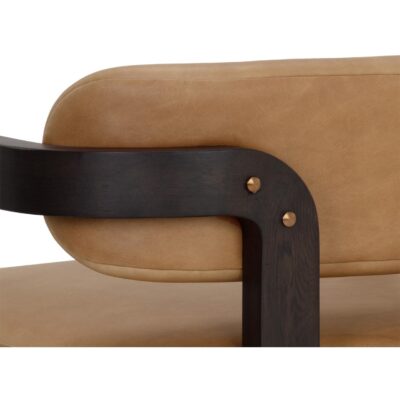 Madrone Lounge Chair - Brown - Ludlow Sesame Leather 111585 111585 MADRONE LOUNGE CHAIR BROWN LUDLOW SESAME LEATHER 8