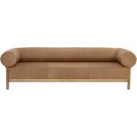 Bromley Sofa - Rustic Oak - Ludlow Sesame Leather 111589 111589 BROMLEY SOFA LUDLOW SESAME LEATHER 1