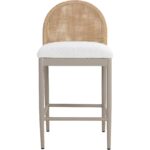 Calandri Counter Stool - Greige - Louis Cream 111598 111598 CALANDRI COUNTER STOOL NATURAL LOUIS CREAM 1