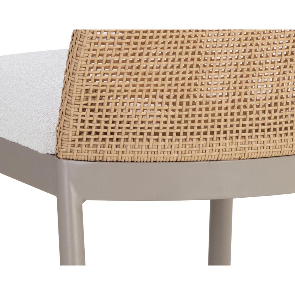 Calandri Counter Stool - Greige - Louis Cream - Image 8