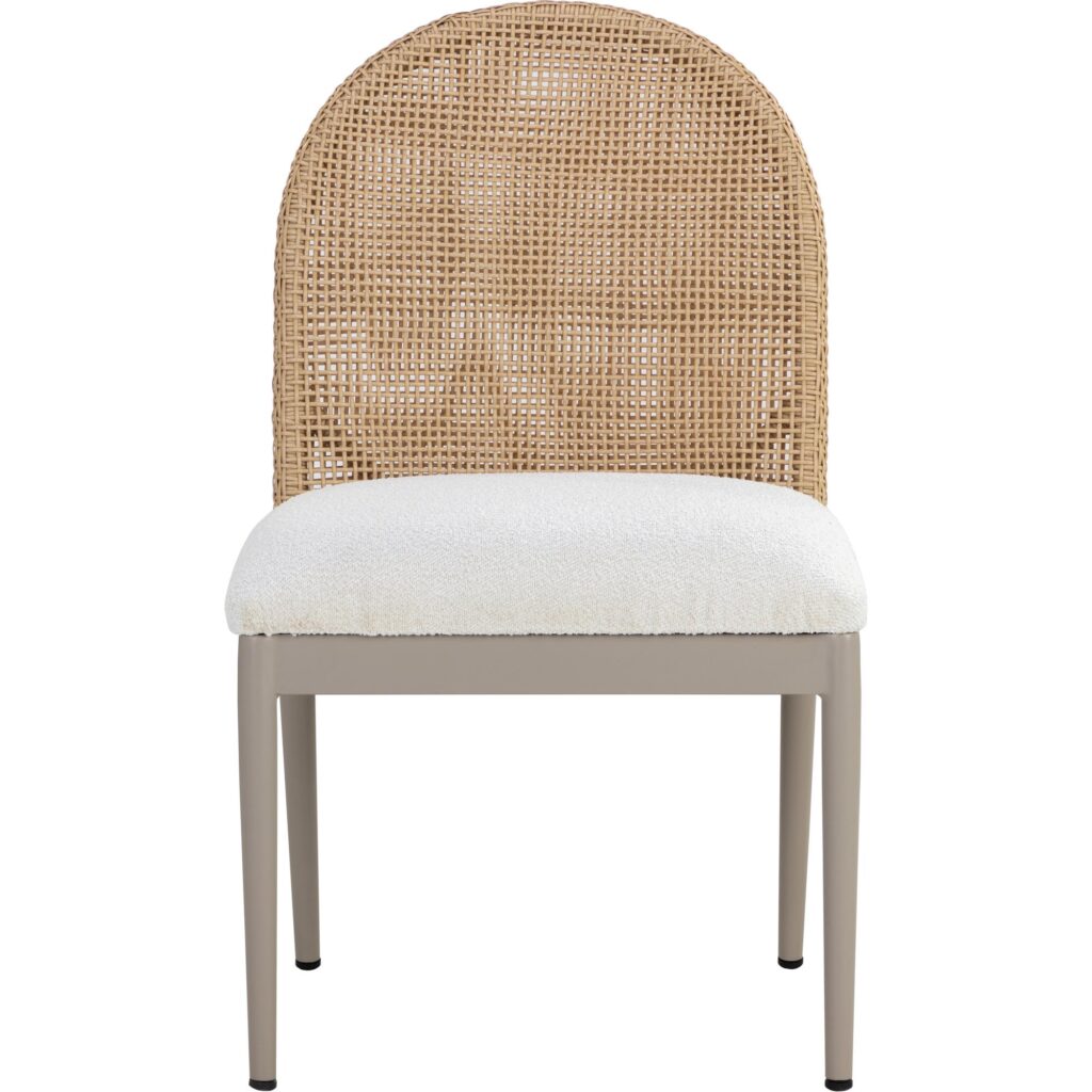Calandri Dining Chair - Greige - Louis Cream - Image 2