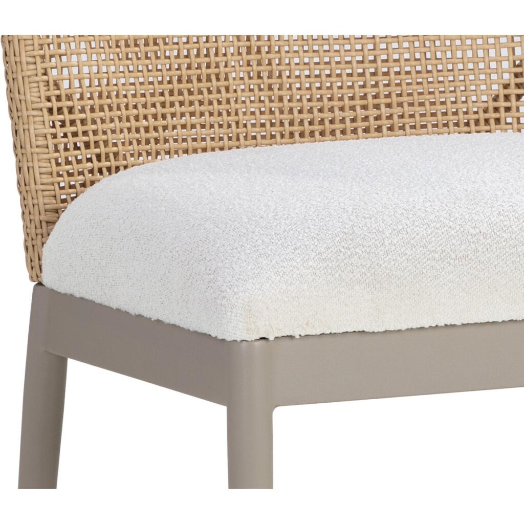 Calandri Dining Chair - Greige - Louis Cream - Image 6