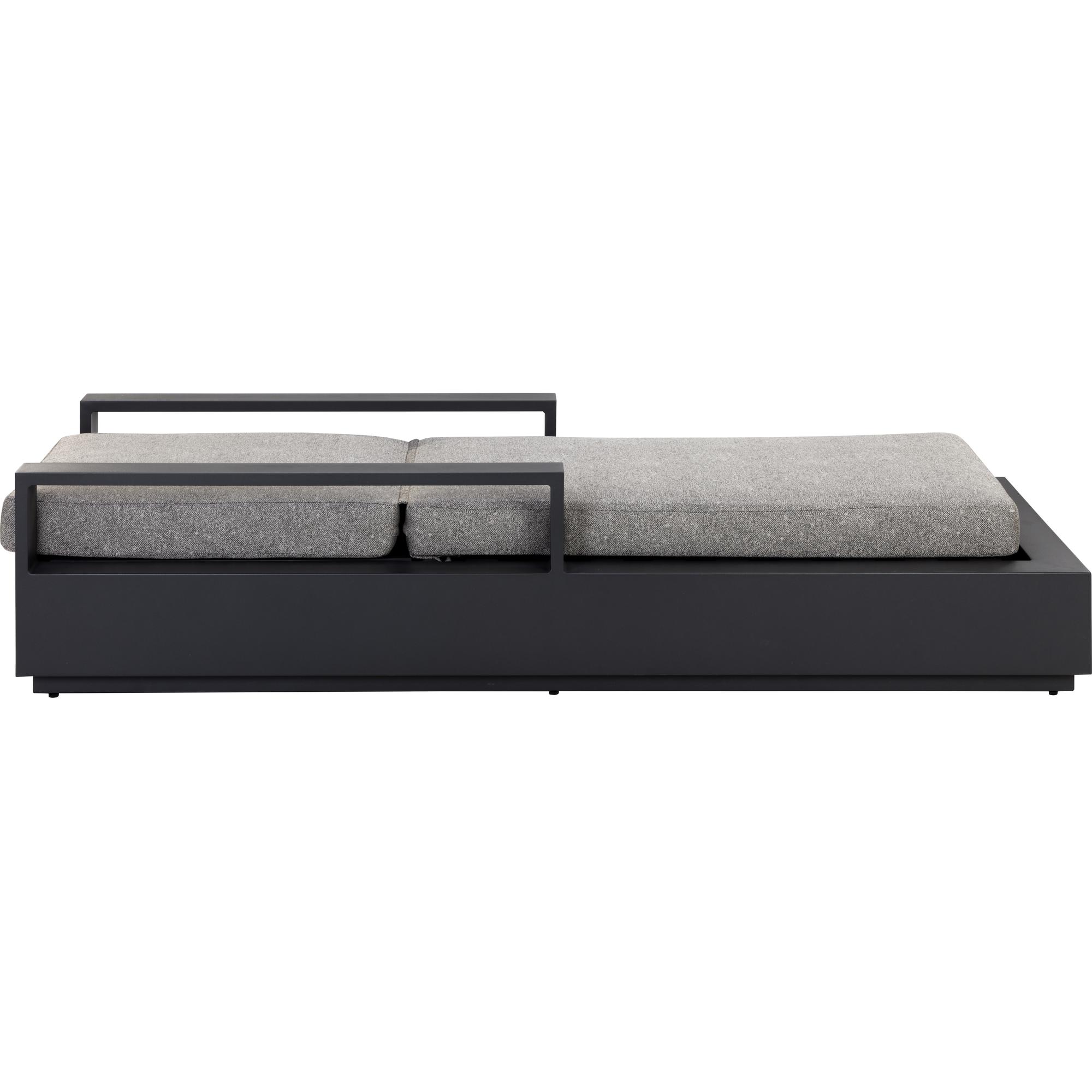 Tavira Lounger - Charcoal - Lanikai Salt And Pepper 3 Tavira Lounger - Charcoal - Lanikai Salt And Pepper - Image 3