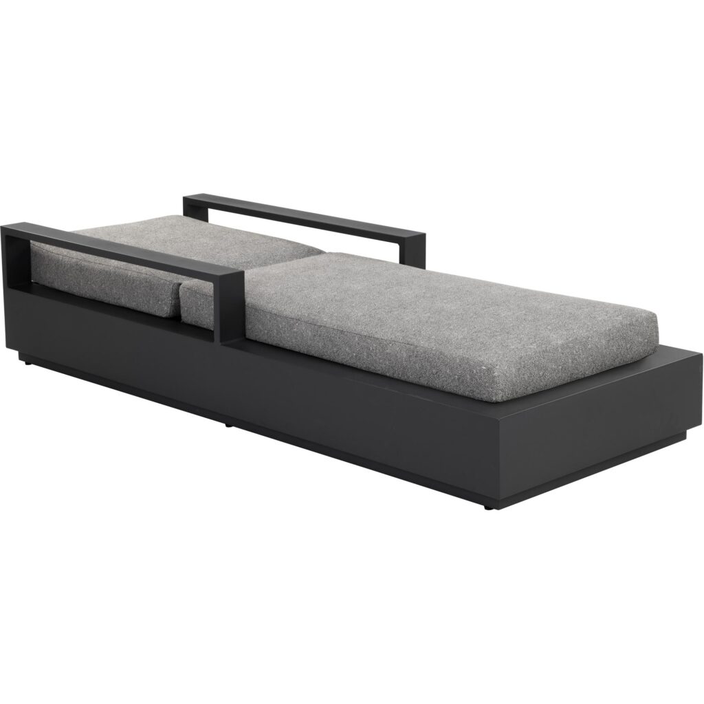 Tavira Lounger - Charcoal - Lanikai Salt And Pepper - Image 2