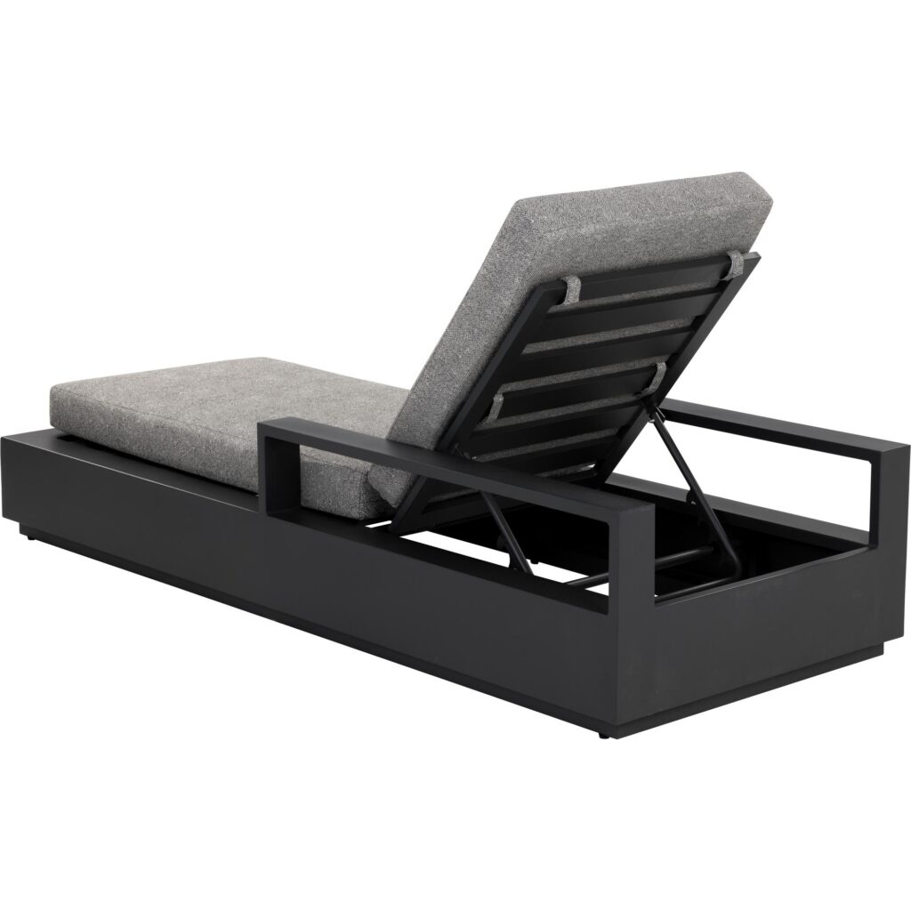 Tavira Lounger - Charcoal - Lanikai Salt And Pepper - Image 6