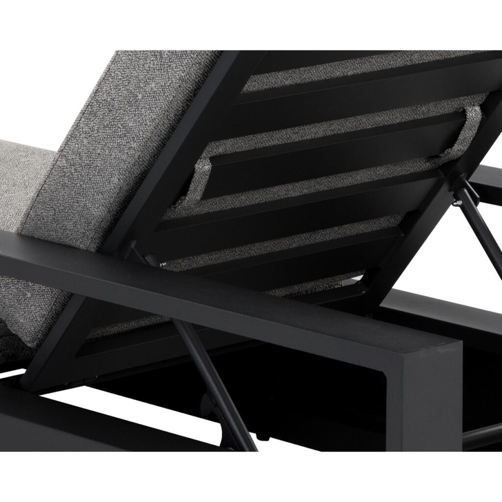 Tavira Lounger - Charcoal - Lanikai Salt And Pepper - Image 9