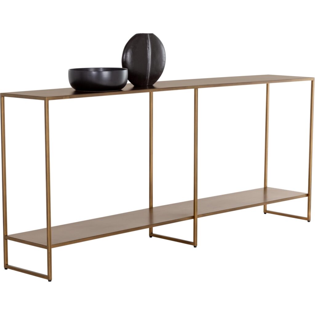 Eiffel Console Table - Antique Brass - Image 2
