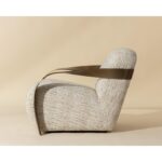 Sonesta Lounge Chair - Antique Brass - Haute Cobblestone 111610 111610 SONESTA LOUNGE CHAIR ANTIQUE BRASS HAUTE COBBLESTONE 2