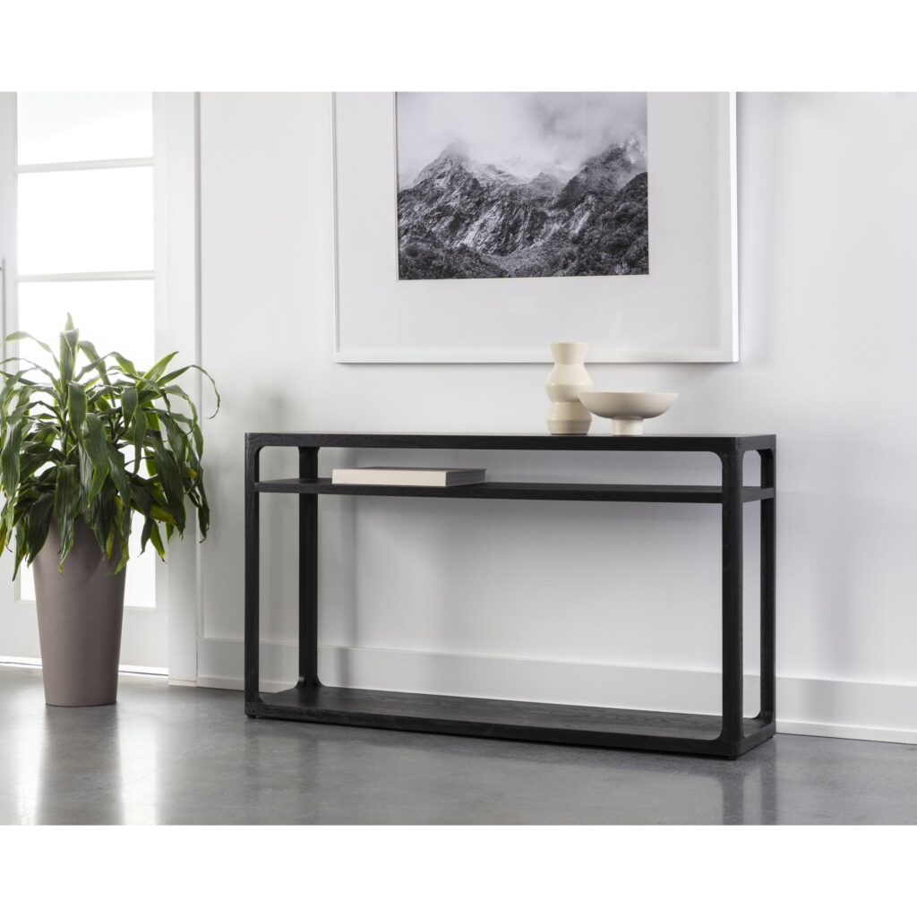 Doncaster Console Table - Black - Image 4