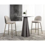 Lavania Barstool - Meg Taupe / Porcini Taupe 111644 111644 LAVANIA BARSTOOL MEG TAUPE PORCINI TAUPE 5