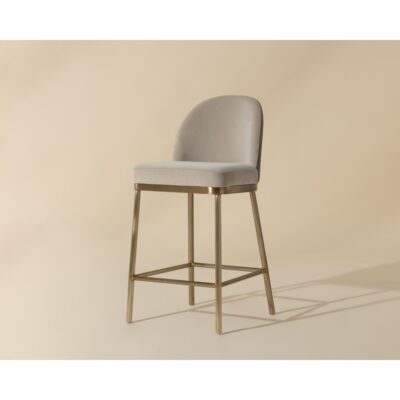 Lavania Counter Stool - Meg Taupe / Porcini Taupe