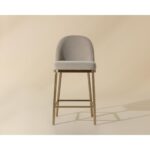 Lavania Counter Stool - Meg Taupe / Porcini Taupe 111645 111645 LAVANIA COUNTER STOOL MEG TAUPE PORCINI TAUPE 1