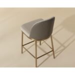 Lavania Counter Stool - Meg Taupe / Porcini Taupe 111645 111645 LAVANIA COUNTER STOOL MEG TAUPE PORCINI TAUPE 6