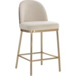 Lavania Counter Stool - Meg Taupe / Porcini Taupe 111645 111645 LAVANIA COUNTER STOOL MEG TAUPE PORCINI TAUPE 20