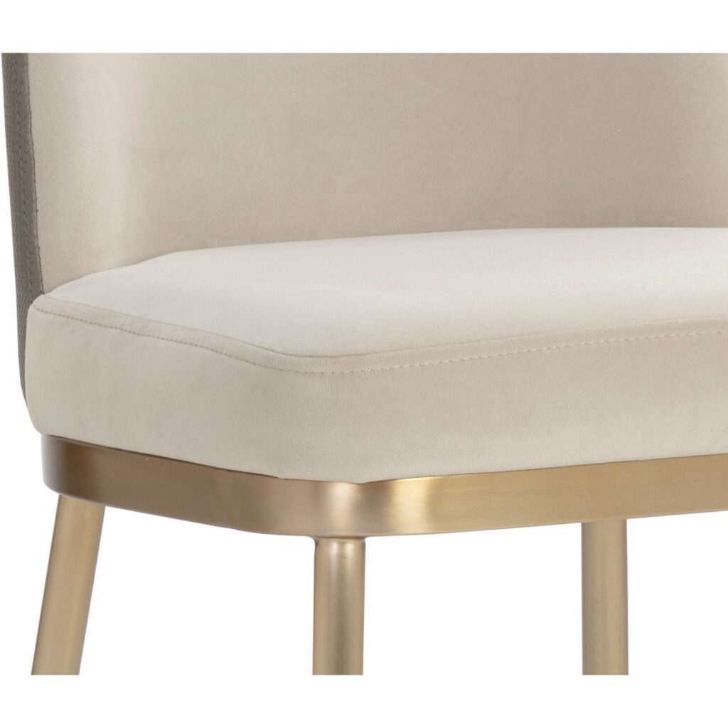 Lavania Counter Stool - Meg Taupe / Porcini Taupe - Image 11