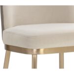 Lavania Counter Stool - Meg Taupe / Porcini Taupe 111645 111645 LAVANIA COUNTER STOOL MEG TAUPE PORCINI TAUPE 26