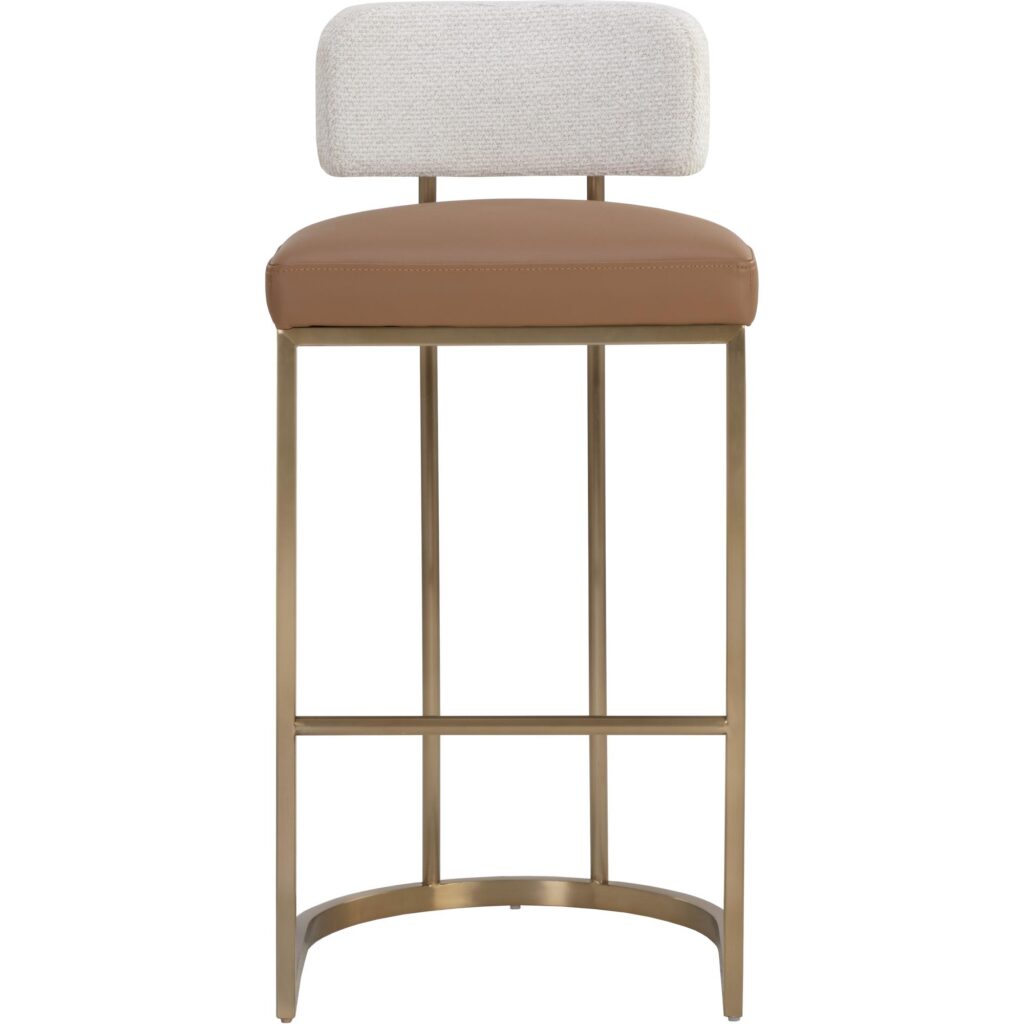 Larissa Barstool - Napa Cognac / Rhea Light Barley - Image 2