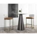 Larissa Barstool - Napa Cognac / Rhea Light Barley 111646 111646 LARISSA BARSTOOL NAPA COGNAC RHEA LIGHT BARLEY 5