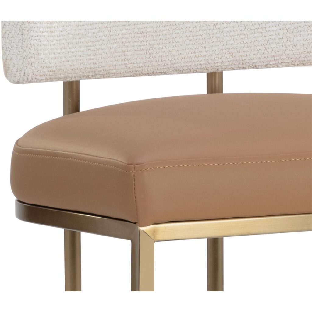 Larissa Barstool - Napa Cognac / Rhea Light Barley - Image 6