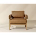Carmichael Lounge Chair - Ludlow Sesame Leather 111650 111650 CARMICHAEL LOUNGE CHAIR LUDLOW SESAME LEATHER 1