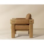 Carmichael Lounge Chair - Ludlow Sesame Leather 111650 111650 CARMICHAEL LOUNGE CHAIR LUDLOW SESAME LEATHER 2