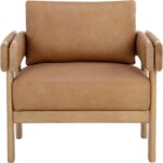 Carmichael Lounge Chair - Ludlow Sesame Leather 111650 111650 CARMICHAEL LOUNGE CHAIR LUDLOW SESAME LEATHER 21