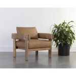 Carmichael Lounge Chair - Ludlow Sesame Leather 111650 111650 CARMICHAEL LOUNGE CHAIR LUDLOW SESAME LEATHER 5