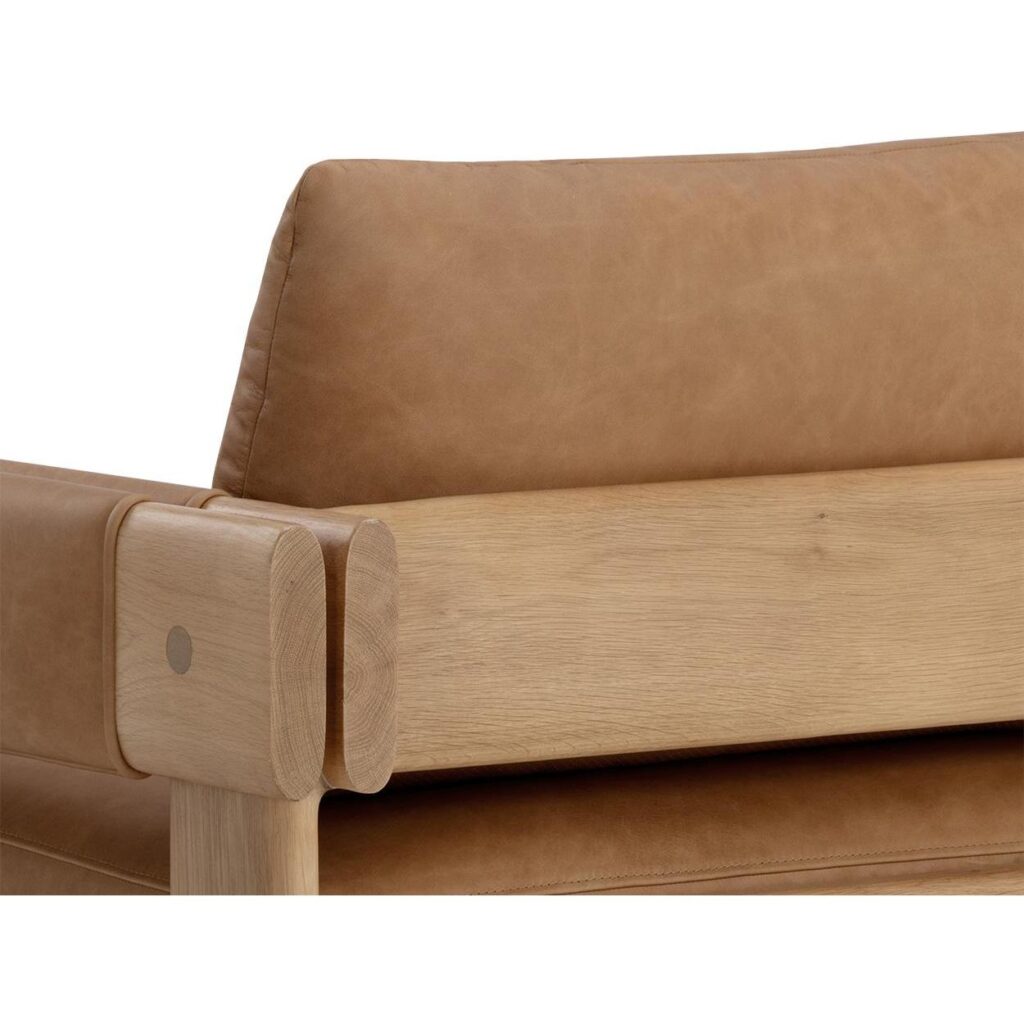 Carmichael Lounge Chair - Ludlow Sesame Leather - Image 15