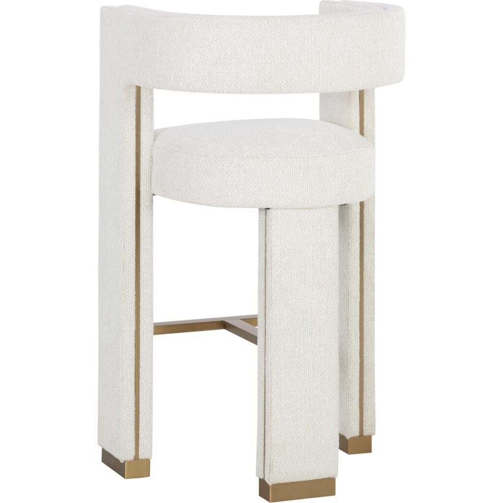 Adamina Barstool - Rhea Light Barley - Image 4