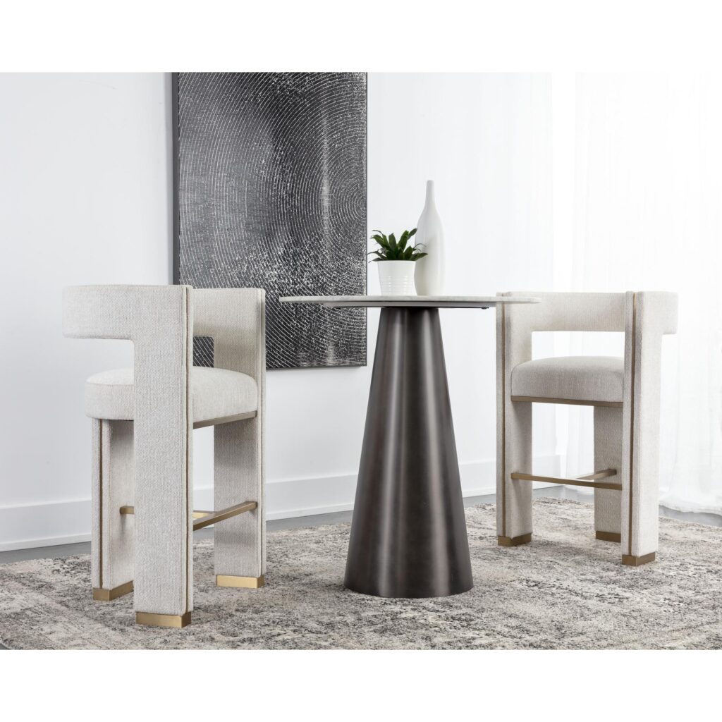 Adamina Barstool - Rhea Light Barley - Image 5