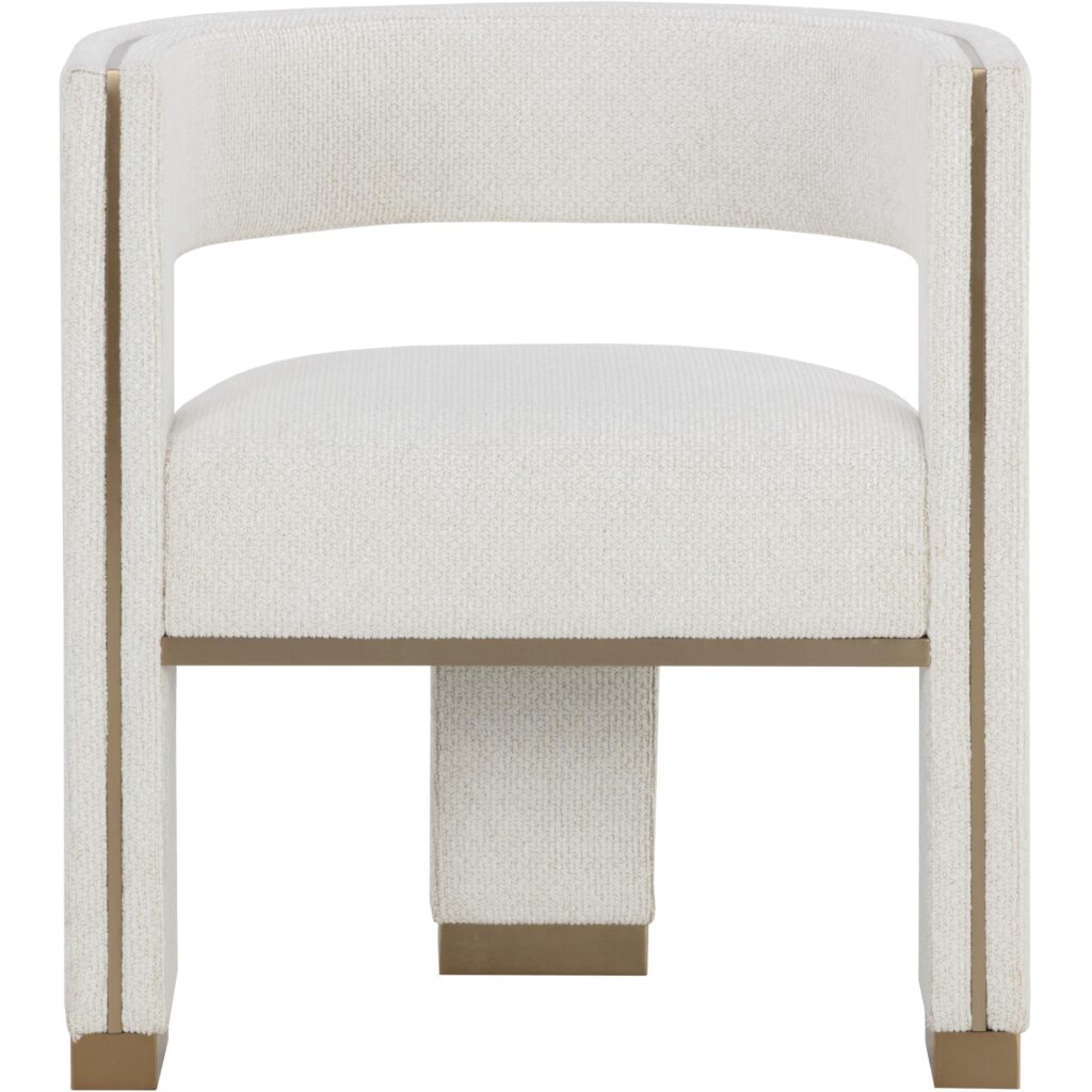 Adamina Dining Armchair - Rhea Light Barley - Image 2