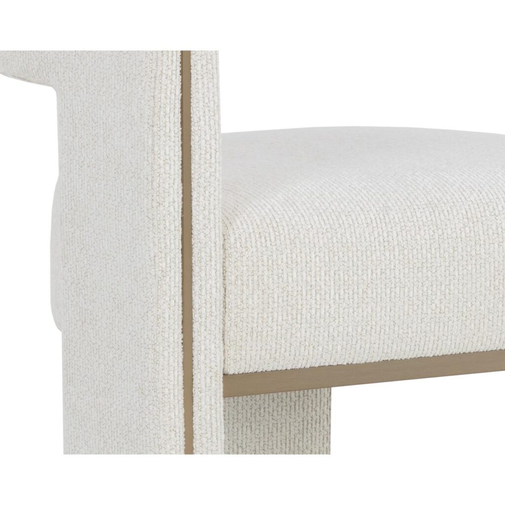 Adamina Dining Armchair - Rhea Light Barley - Image 6