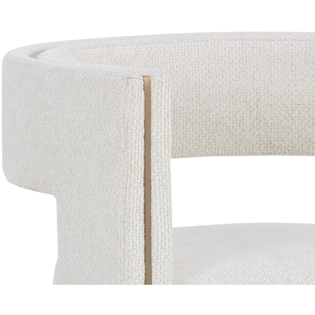 Adamina Dining Armchair - Rhea Light Barley - Image 7