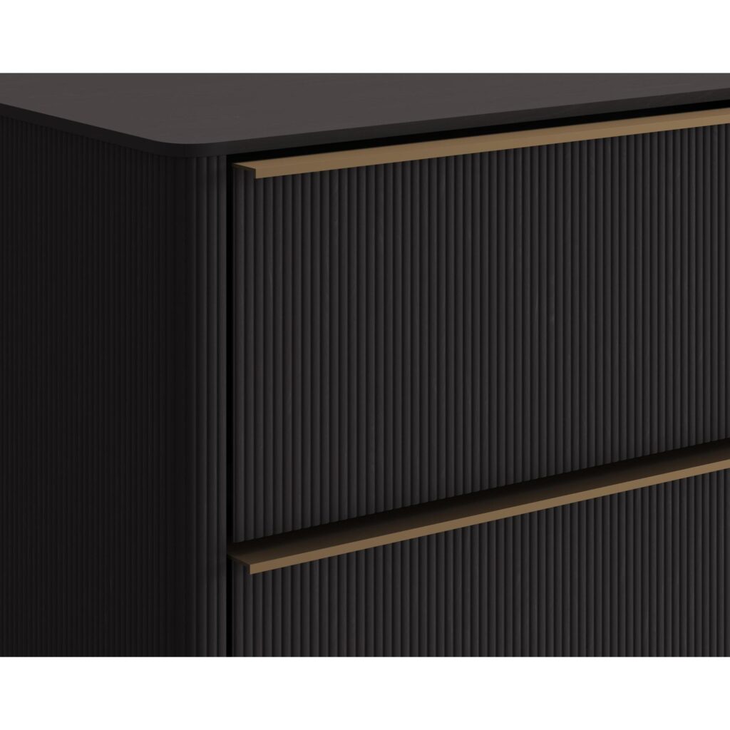Kalla Nightstand - Charcoal - Image 3