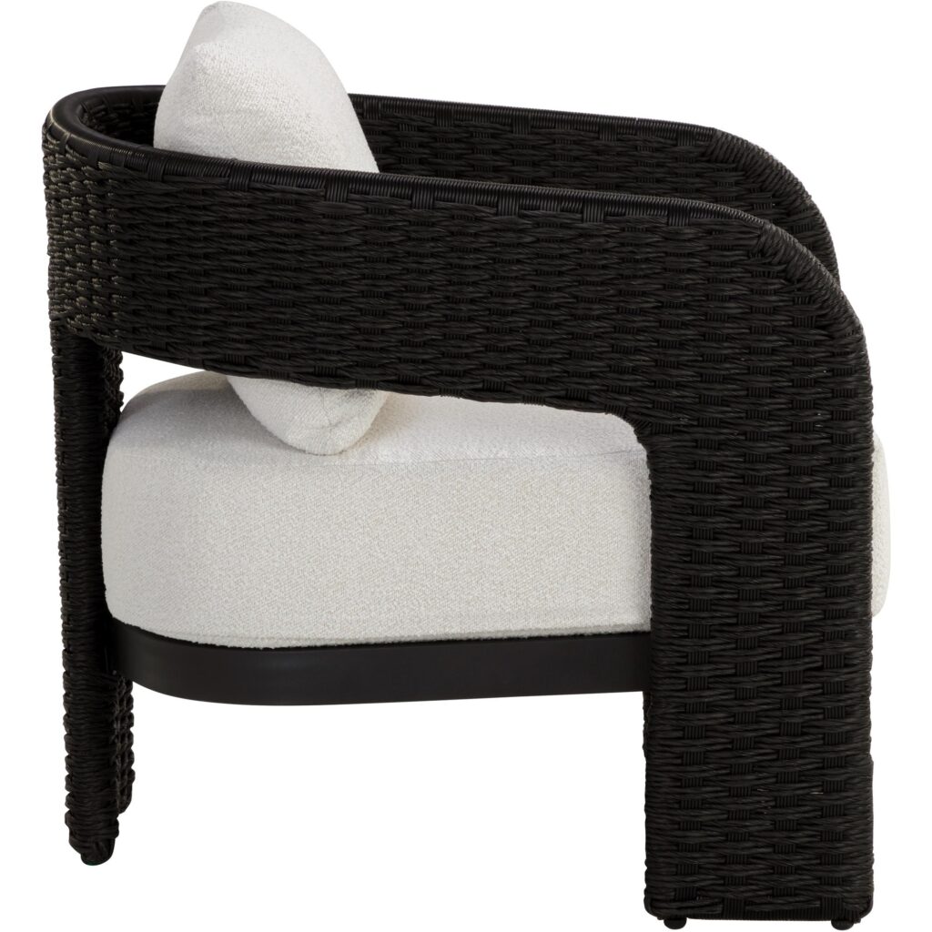 Pylos Dining Armchair - Black / Louis Cream - Image 3