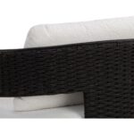 Pylos Dining Armchair - Black / Louis Cream 111681 111681 PYLOS LOUNGE CHAIR BLACK LOUIS CREAM 8