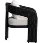 Pylos Dining Armchair - Black / Louis Cream 111682 111682 PYLOS DINING ARMCHAIR BLACK LOUIS CREAM 2