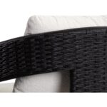 Pylos Dining Armchair - Black / Louis Cream 111682 111682 PYLOS DINING ARMCHAIR BLACK LOUIS CREAM 8