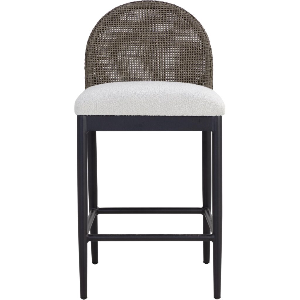 Calandri Counter Stool - Black - Louis Cream - Image 2