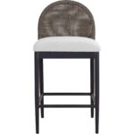 Calandri Counter Stool - Black - Louis Cream 111683 111683 CALANDRI COUNTER STOOL GREY LOUIS CREAM 1