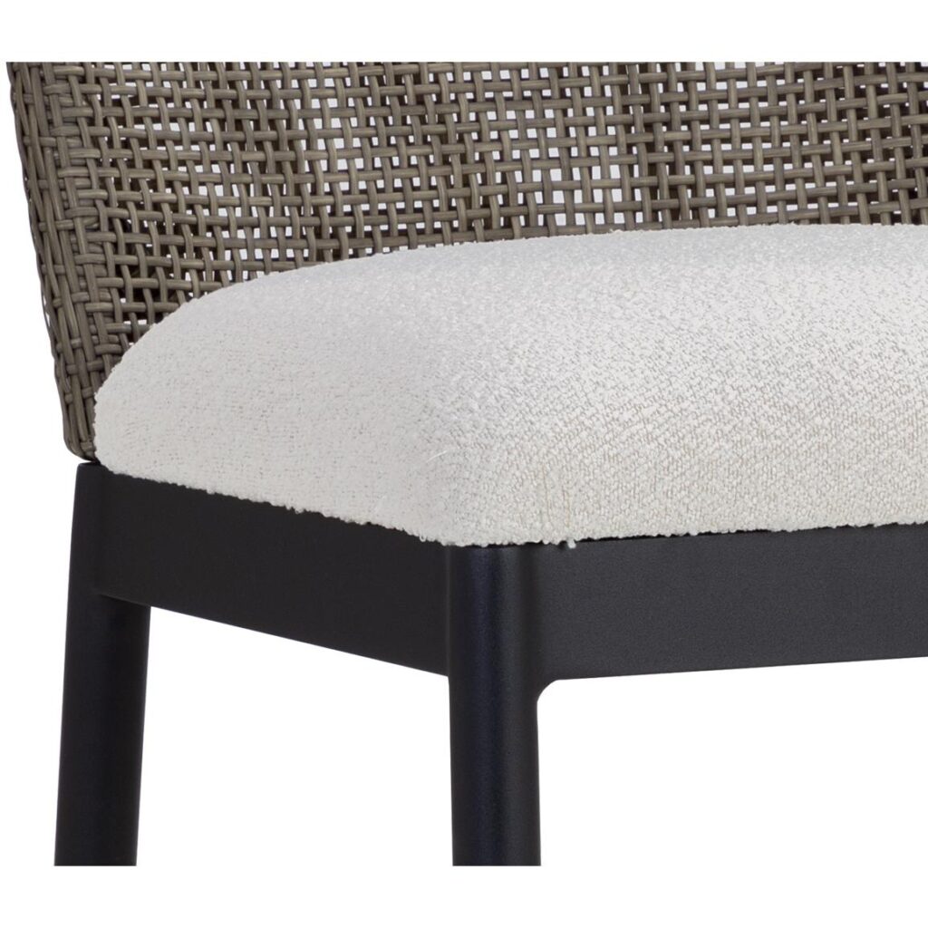 Calandri Counter Stool - Black - Louis Cream - Image 6