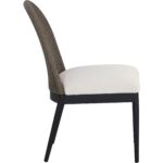 Calandri Dining Chair - Black - Louis Cream 111684 111684 CALANDRI DINING CHAIR BLACK LOUIS CREAM 2